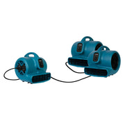 XPOWER 15.67"L x 15.9"W x 16.33"H / Pro X-600A / Blue Floor Fans