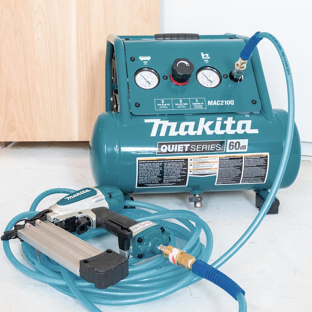 Quiet Series by Makita – 2.0 gallons, Teal, Model MAC210Q