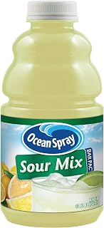 Ocean Spray BarPac Mixer Bottle, Sour, 32 Ounce (Pack of 12)
