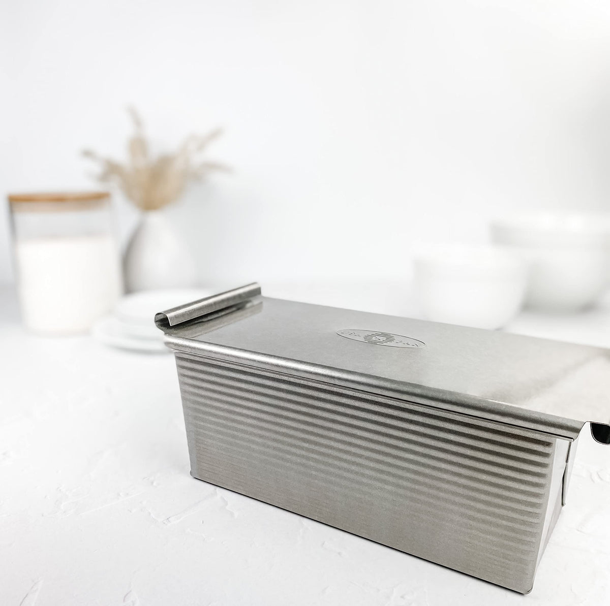 Pullman Loaf Pan by USA Pan – 9 x 4, 3 cups, Alloy Steel, Aluminized Steel, Pack of 2