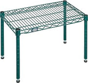 Nexel Poly-Green Wire Dunnage Rack, 24" W x 14" D x 14" H