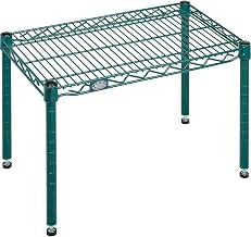 Nexel Poly-Green Wire Dunnage Rack, 24" W x 14" D x 14" H