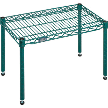 Poly-Green Wire Dunnage Rack by Nexel – Wire, Green, Model P1424G