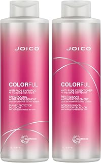 Joico Colorful Anti-Fade Shampoo and Conditioner Set | Preserve Hair Color | Long-Term Vibrancy | For Color-Treated Hair