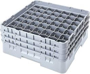 Cambro 49S434151 49 Compartment Camrack 4 3/4" Soft Gray Case of 4