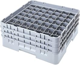 Cambro 49S434151 49 Compartment Camrack 4 3/4" Soft Gray Case of 4
