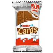 Cards, Chocolate Snack Bars, 2 Packs, 128g Each by Kinder – 4.5 Ounce (Pack of 2), Pack of 2, Model 6584