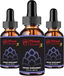 Pineal Guard X, Pineal Gland Supplement - Brain Support, Focus, and Memory | Liquid Dropper for the Brain, Activate, and Protect Your Pineal Gland, Third Eye Awakening, Pack of 3