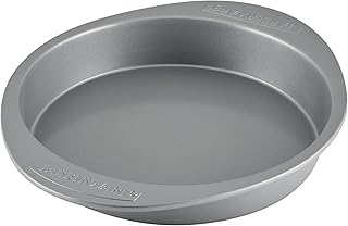 Farberware Nonstick Bakeware 9-Inch Round Cake Pan, Gray