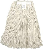 16 oz. Cut-End Mop Head, Cotton, 4Ply, Narrow Band