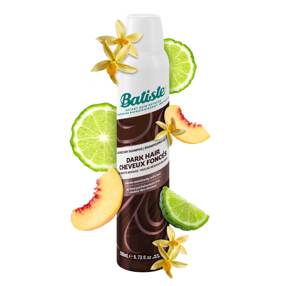 Dry Shampoo for Dark Hair by Batiste – 6.73 Ounce (Pack of 1), Divine Dark, Model 3624681