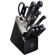 Classic 15-pc Self-Sharpening Knife Block Set by HENCKELS – 15-pc, Black, Model 1028194
