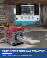 ALORAIR Red / Large / 180.0 pints Dehumidifiers