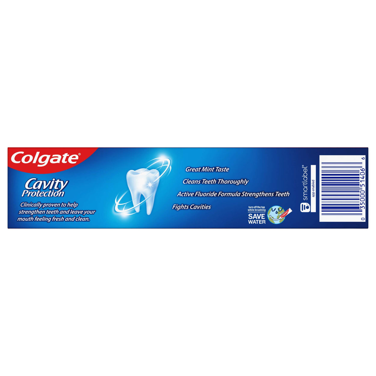 Cavity Protection Toothpaste with Fluoride - 4 Ounce (Pack of 6) by Colgate – 4 Ounce (Pack of 6), Pack of 6