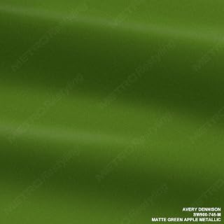 Avery Dennison Avery SW900-745-M Matte Apple Green Metallic 5ft x 2ft (10 Sq/ft) Supreme Vinyl Car Wrap Film