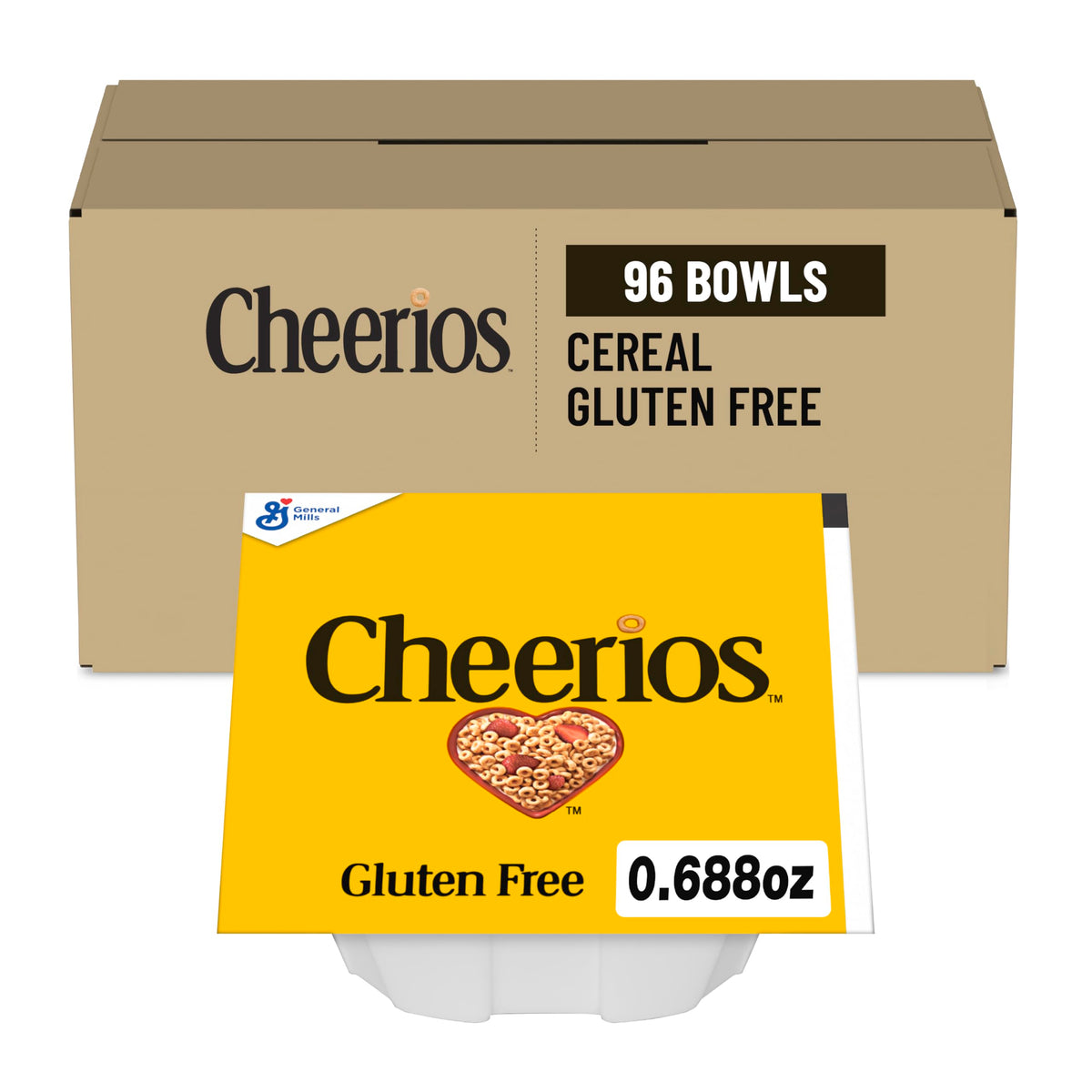 Cheerios Original / 0.69 Ounce (Pack of 96) / 96 Breakfast Foods