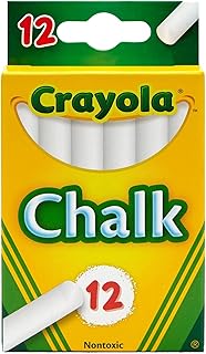 Crayola White Chalk 12 Ea