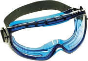 Jackson Safety Monogoggle XTR Safety Goggles Style: Frame:Blue, Lens Tint:Clear (part# 3010334)