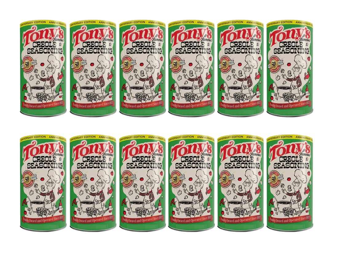 Tony Chacheres Creole Seasoning by Tony Chachere's – 17 Ounce (Pack of 12), Pack of 12