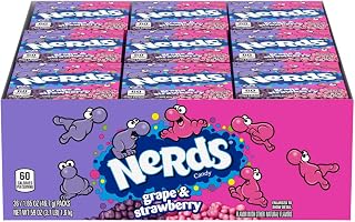 Nerds Grape & Strawberry Candy 1.65 Ounce, Pack of 36