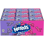 Grape & Strawberry Candy 1.65 Ounce by Nerds – 1.65 Ounce (Pack of 36), Multicolor, Pack of 36, Model WONERGAR
