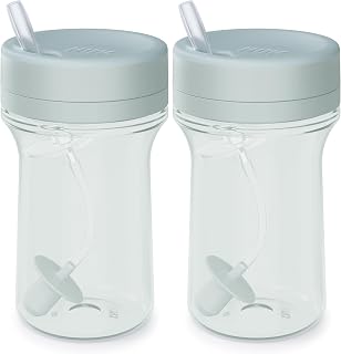 NUK for Nature™ Everlast Weighted Straw Cup (Pack of 2)
