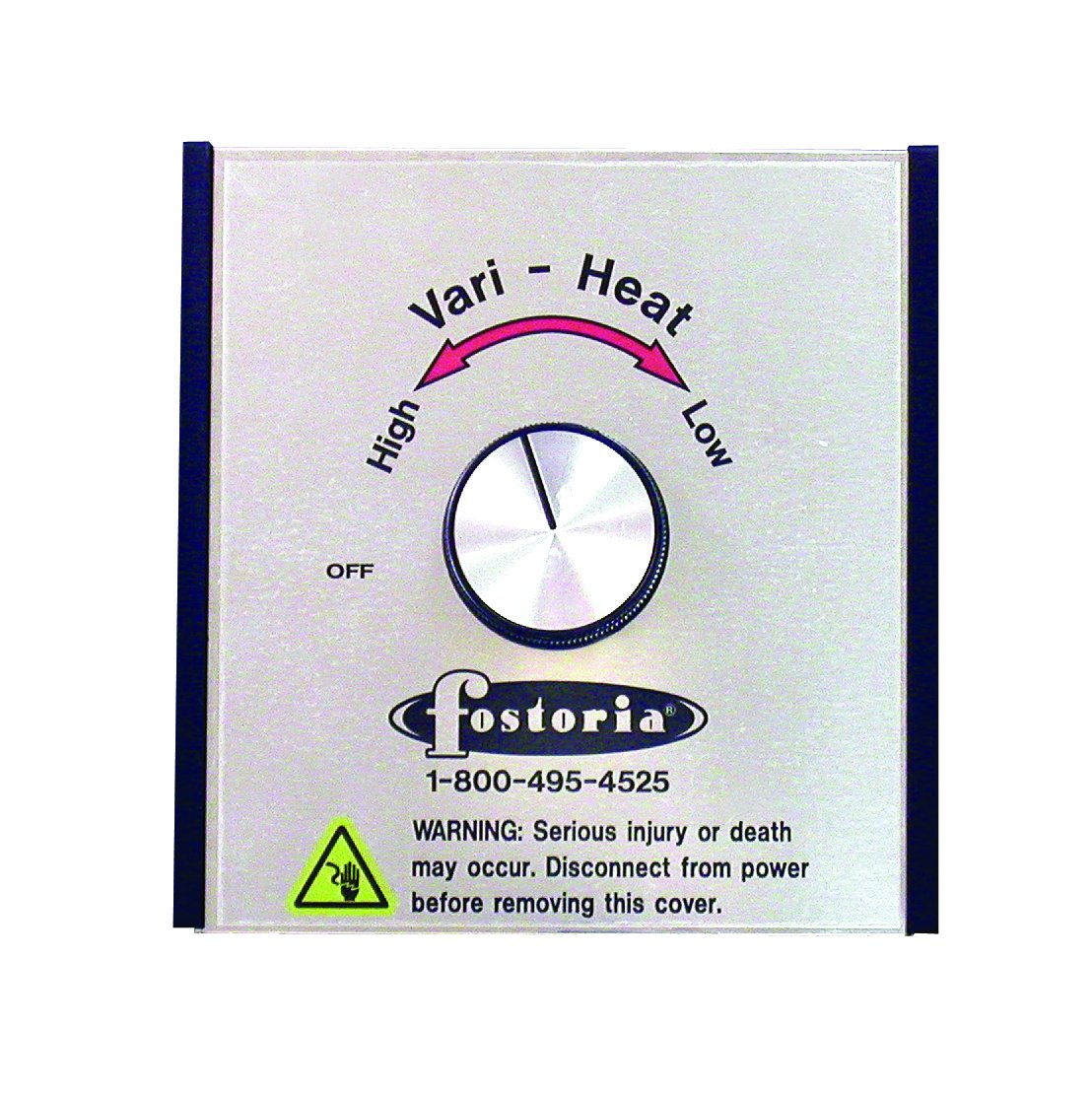 TPI Variable Heat Controller by Fostoria – 7"L x 5"W x 5"H, Stainless Steel, Brown, Model VHC15