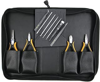 Wiha 32791 Pliers, Slotted and Phillips Screwdriver and Tweezerss Set, ESD Safe, 11 Piece