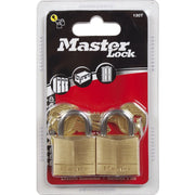 Master Lock 30mm 4-Pin - Keyed Alike x 2 / Classic,Brass / Modern Combination Padlocks