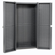 Deep Door Bin Cabinet by Global Industrial – 16 Gauge Steel, Grey, Model 662136RD