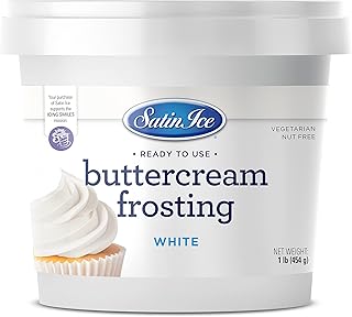 Satin Ice White Buttercream Frosting - 1lb - Pail