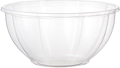 World Centric SB-CS-32 Compostable Ingeo Salad Bowls, 32 oz. (Pack of 600)
