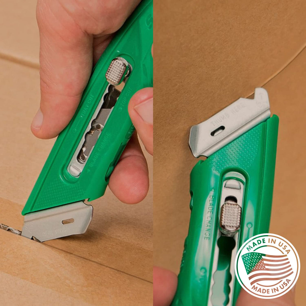 Pacific Handy Cutter S4L Safety Cutter / Red / 1 Utility Knives