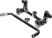 Wall Mount Faucet with 8" Centers and 12" Swivel Nozzle by T&S Brass – Brass, Multicolor, Model 5F-8WLX12