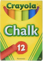 Crayola Chalk, Assorted Colors, 3 X 12 Sticks Per Box (36 Chalks)