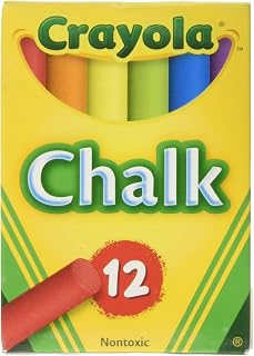 Crayola Chalk, Assorted Colors, 3 X 12 Sticks Per Box (36 Chalks)