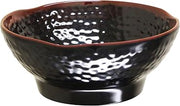 Thunder Group Tenmoku melamine dinnerware collection 40 oz, 8" wave soup bowl, comes in dozen