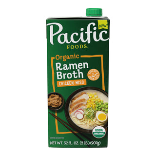Broth Ramen Chicken Miso Organic by Pacific Foods – 32 Ounce (Pack of 1)
