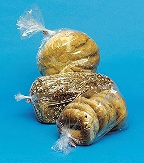 LK Packaging 8" x 4" x 18" 1 mil LDPE Gusset Plastic Bags, Pack of 1000