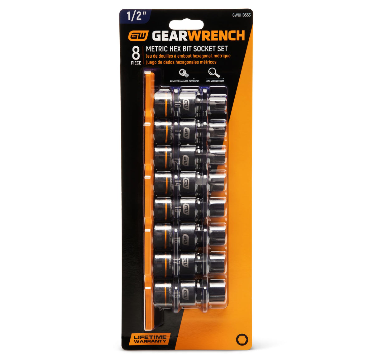 GEARWRENCH 8 Piece / 1 / 8 Drive Socket Sets