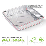 Stock Your Home 1 / 1 Count / Silver Cake Pans