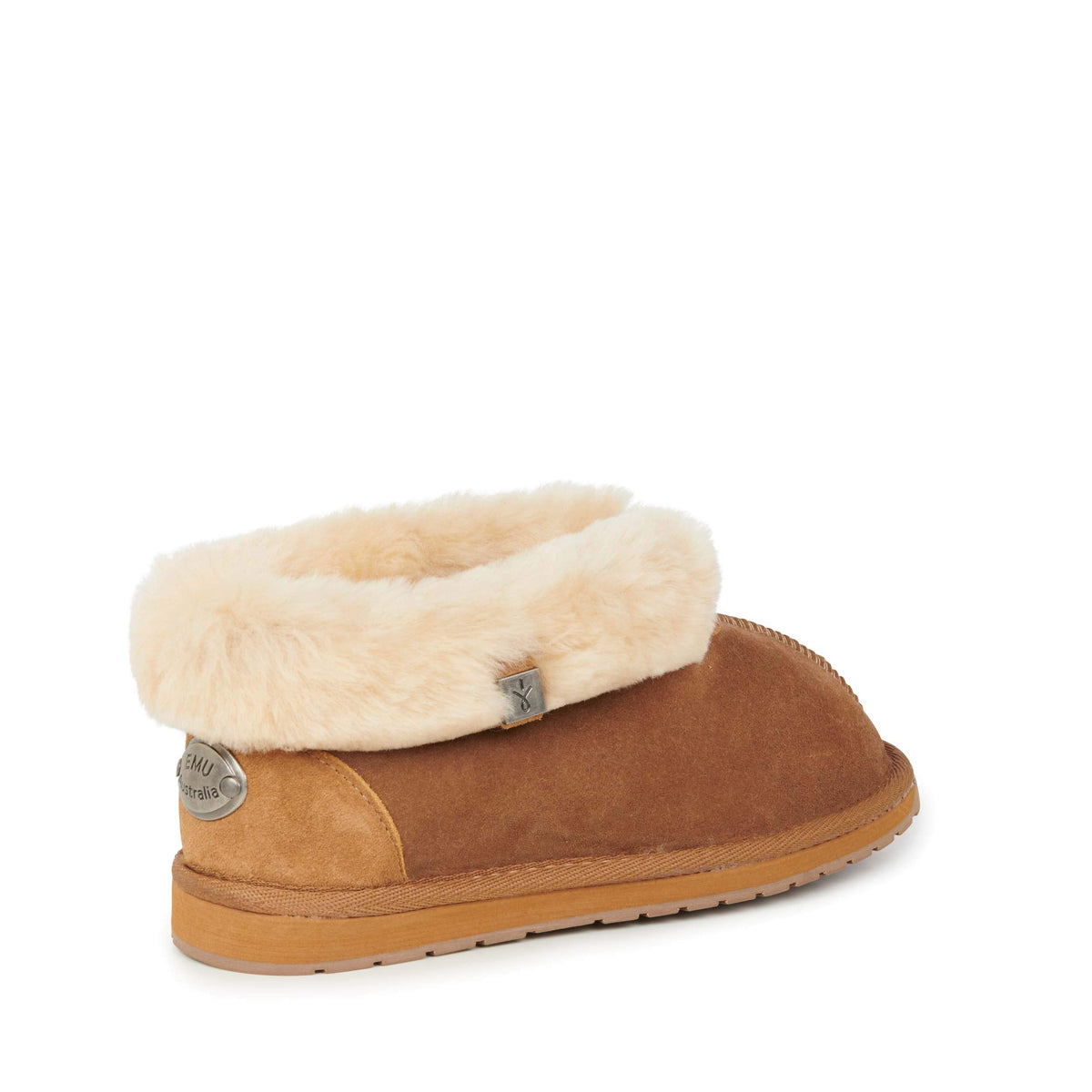 Australia - Platinum Albany Womens Slipper by EMU – 7, Leather, Chestnut, Model 809996580899