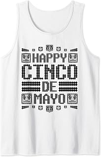 Happy Cinco De Mayo, Mexican Fiesta Tank Top