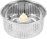 Ipetboom Stainless Steel Metal Basket Mop Bucket Dry Rotating Accessory Mop Bucket Splashing Cleaning Tools Dry Basket Only