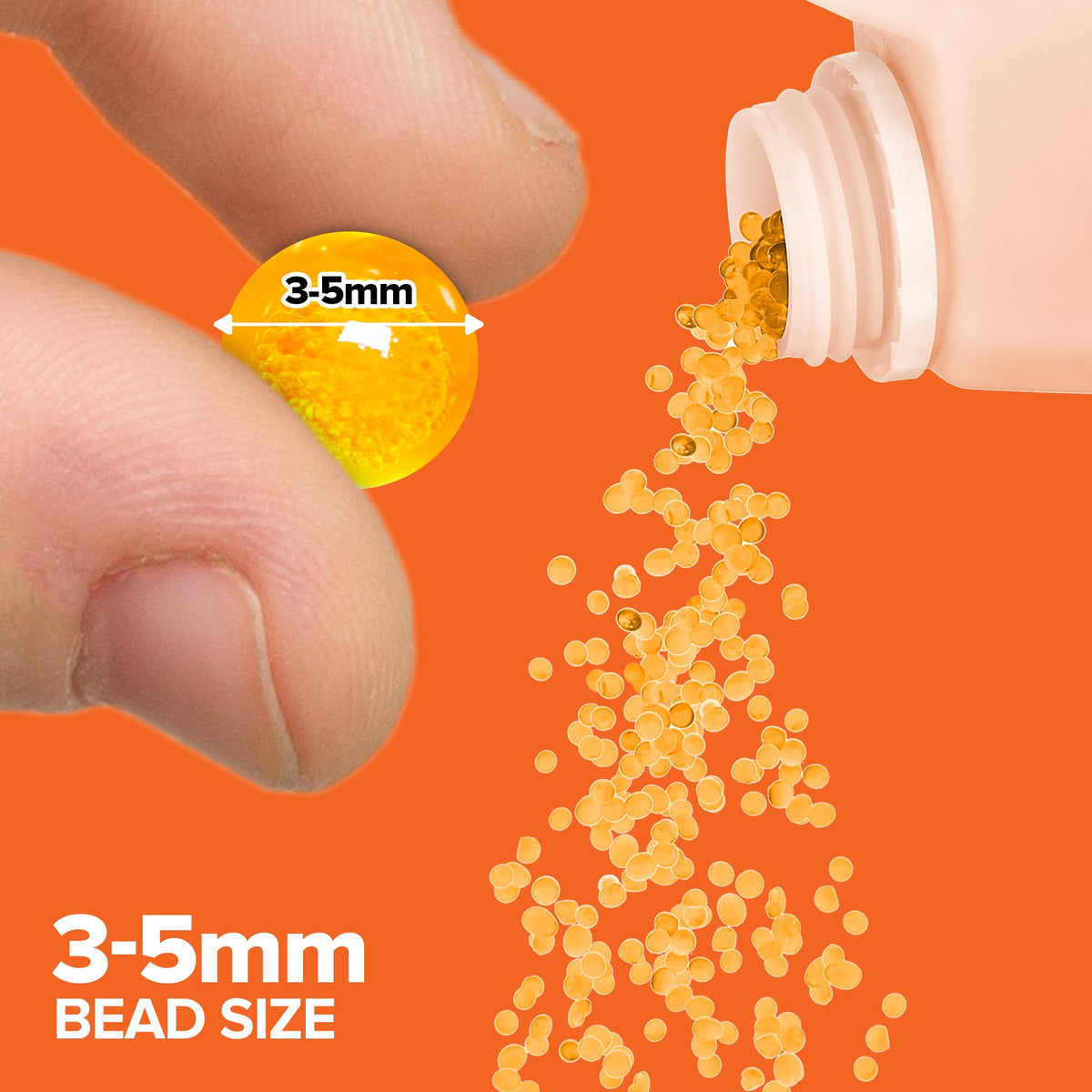 2 LB Indicating Silica Gel Beads 3–5mm by Stock Your Home – Orange, Model Stock Your Home 4216