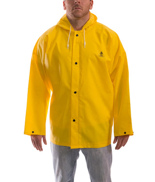 DuraScrim Jacket by TINGLEY – Small, PVC on Polyester, Yellow, Model J56107