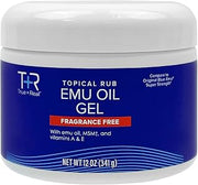 True+Real Emu Oil Gel, 12 oz