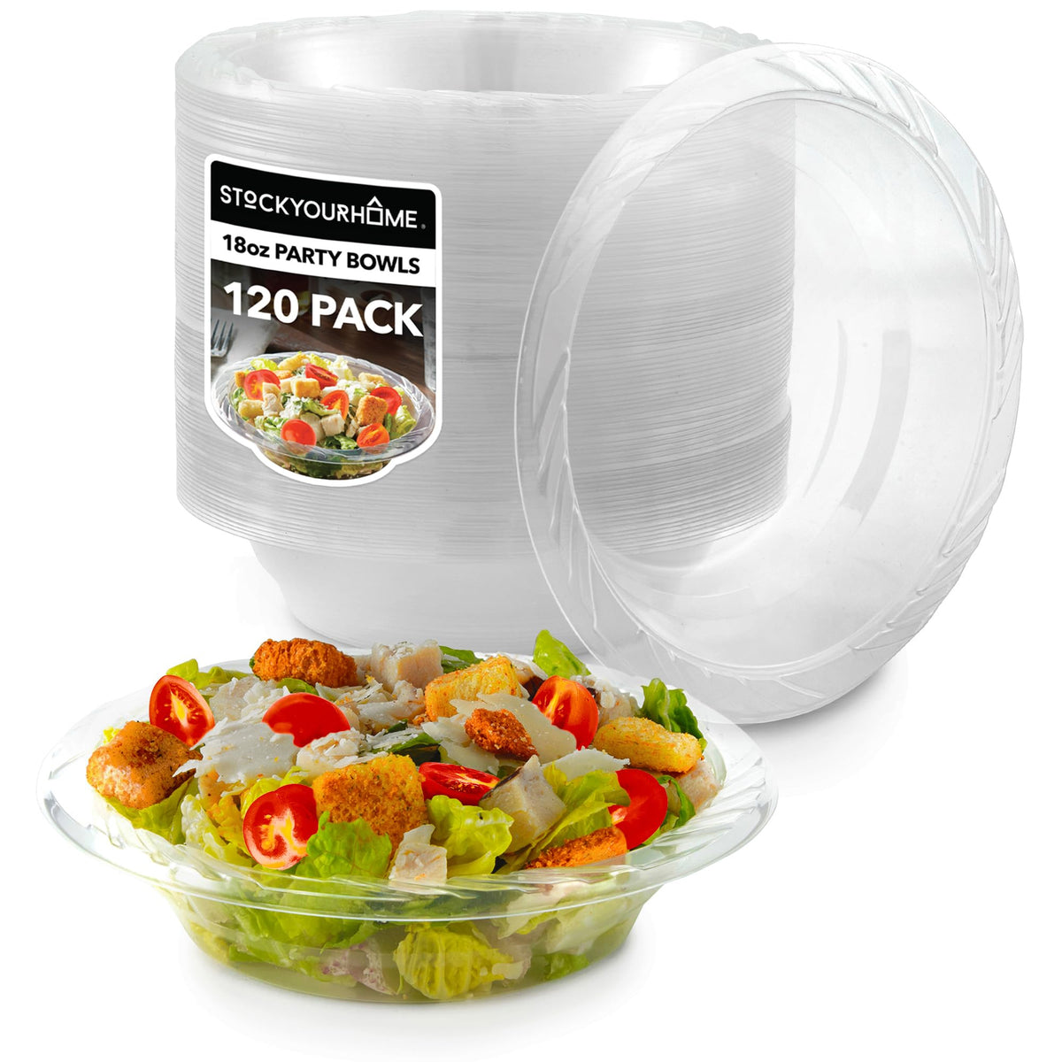 Stock Your Home 120 / 18 Oz / Transparent Bowls