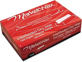 Bagcraft Marketwax Interfolded Dry Wax Deli Paper, 8 X 10.75, White, 500/box, 12 Boxes/Carton