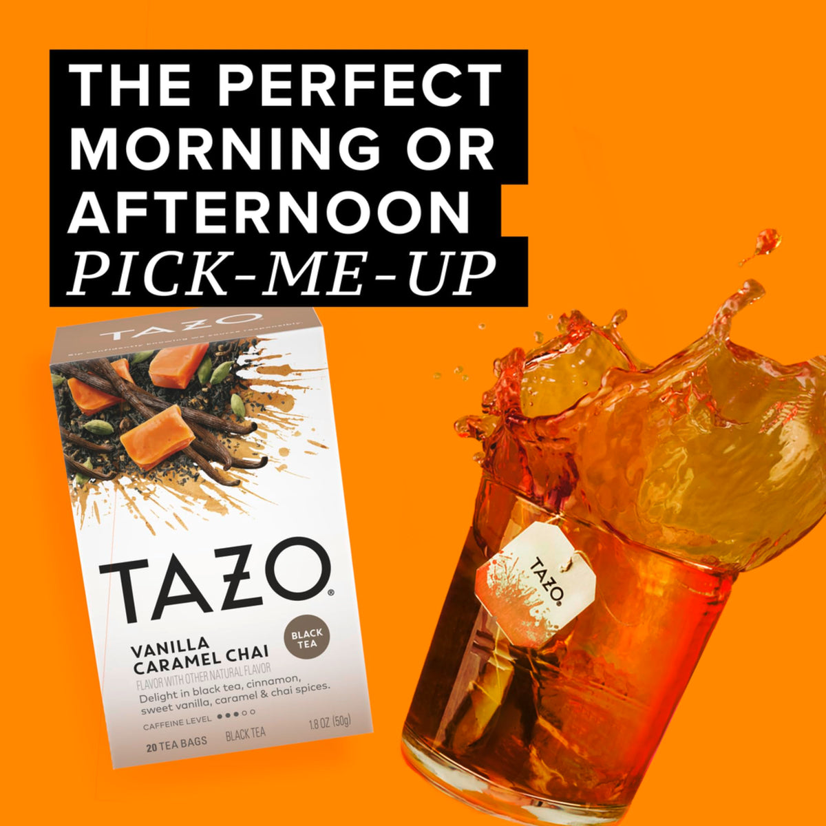 Tea,Vanilla Carmel Chai by TAZO – 20 Count (Pack of 2), Pack of 2, Model 225AA